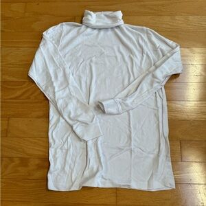 Plain White Turtleneck